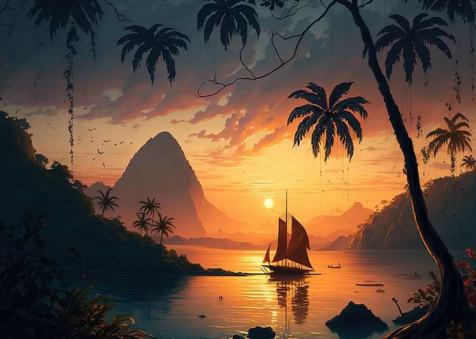beach sunset