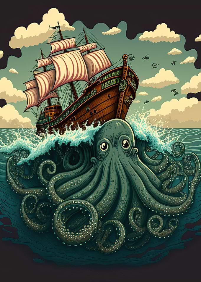 Pirate Ship Octopus