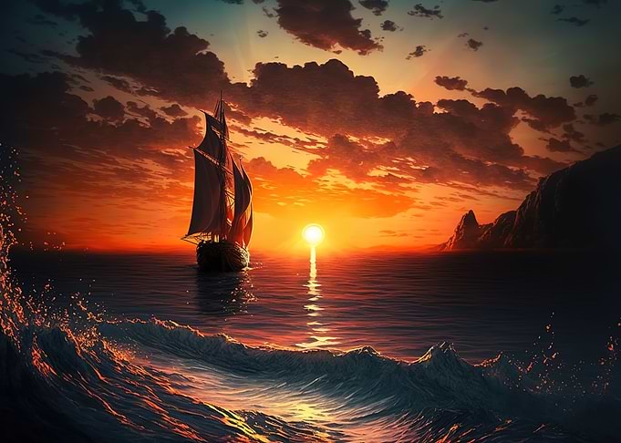 beach sunset