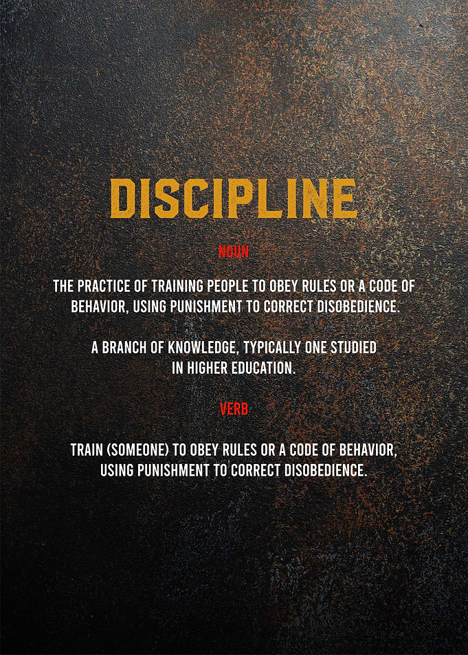 discipline
