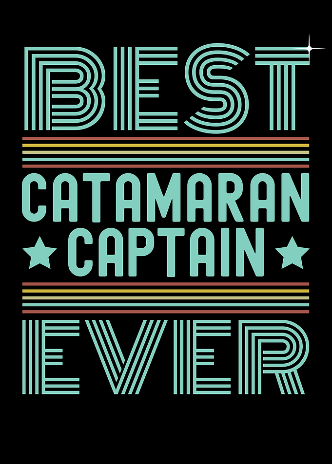 Catamaran Captain Retro