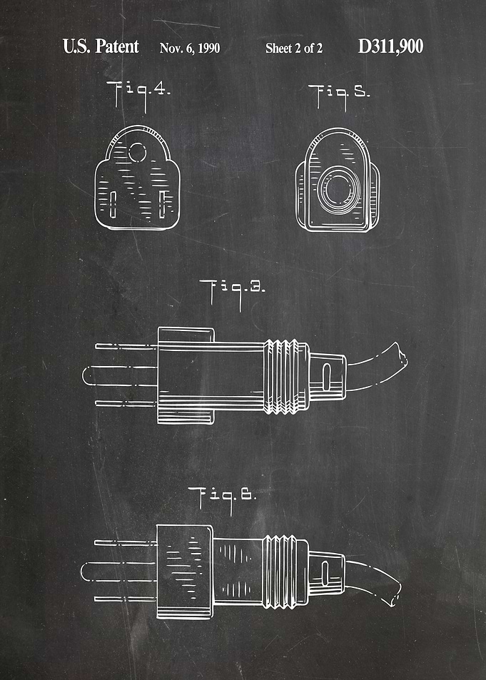 Power cable patent 1900