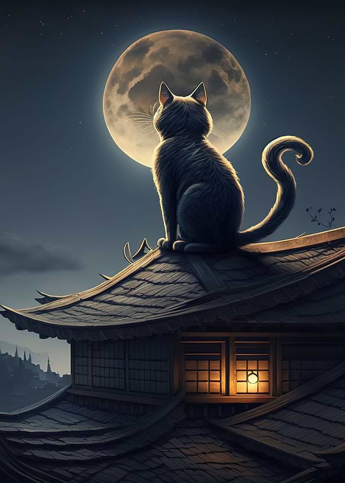 Samurai Cat Japan