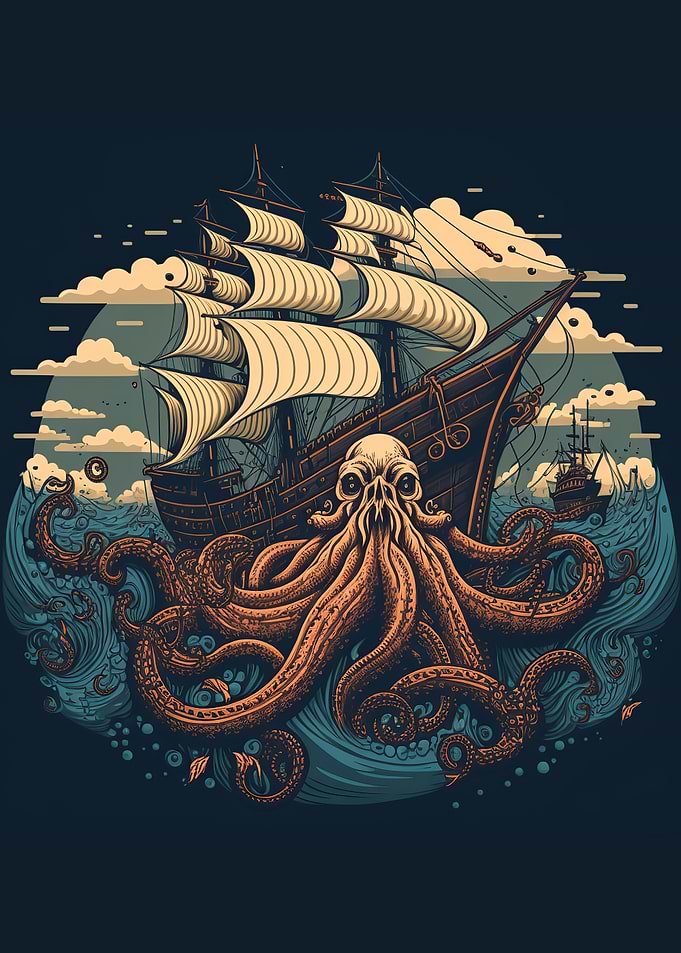 Pirate Ship Octopus