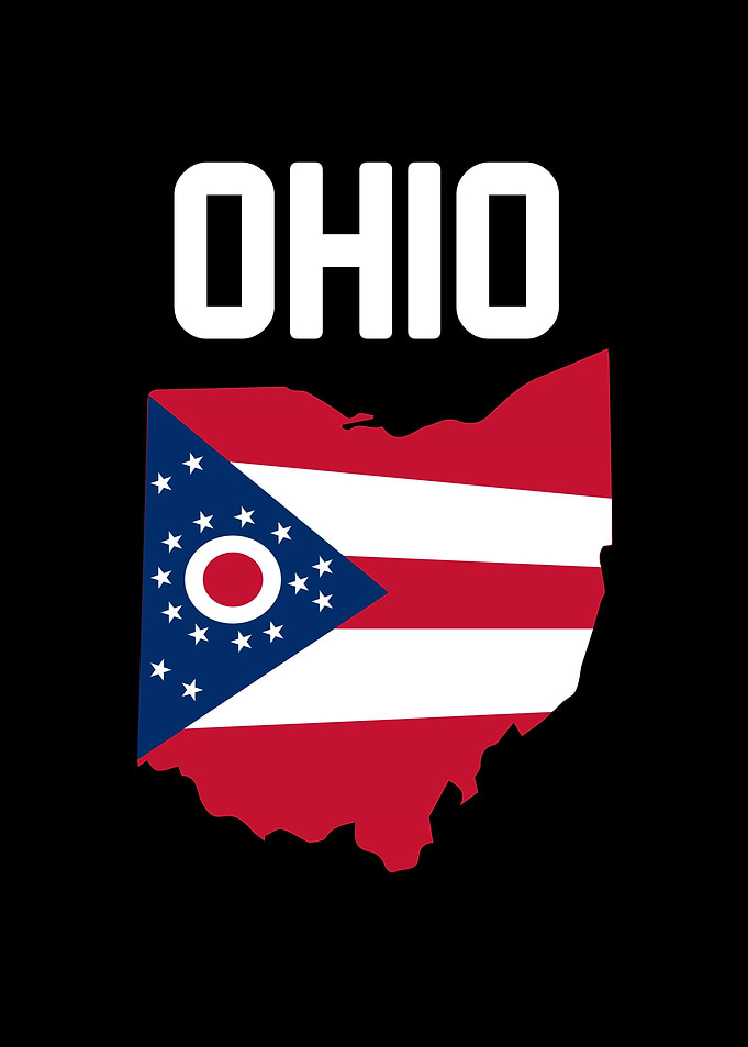 Ohio Flag TShirt State of