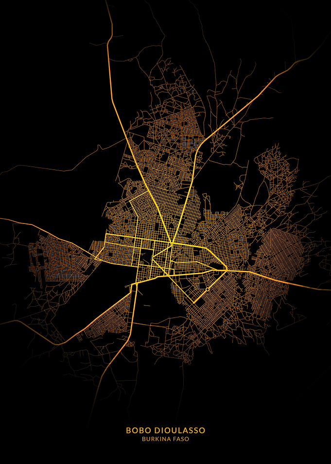 Bobo Dioulasso City Map Go