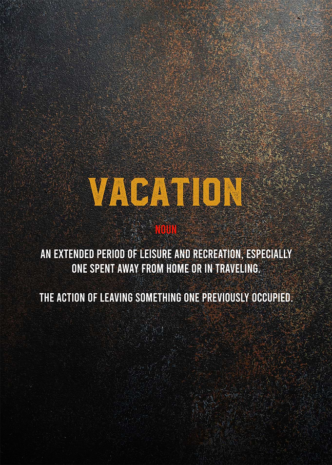 vacation