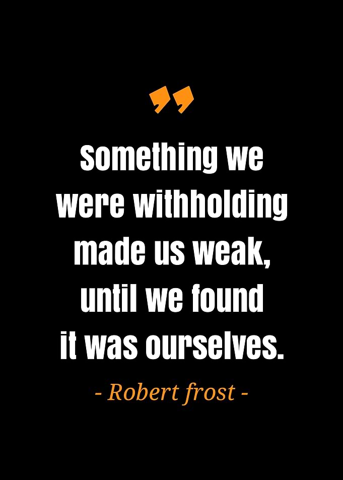 quote Robert frost