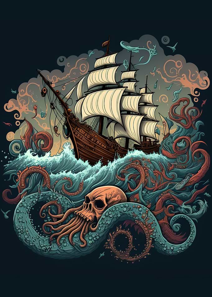 Pirate Ship Octopus