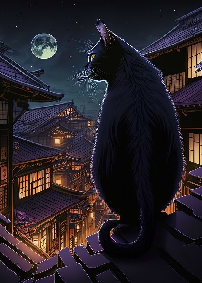 The Moon Night Cat Japan