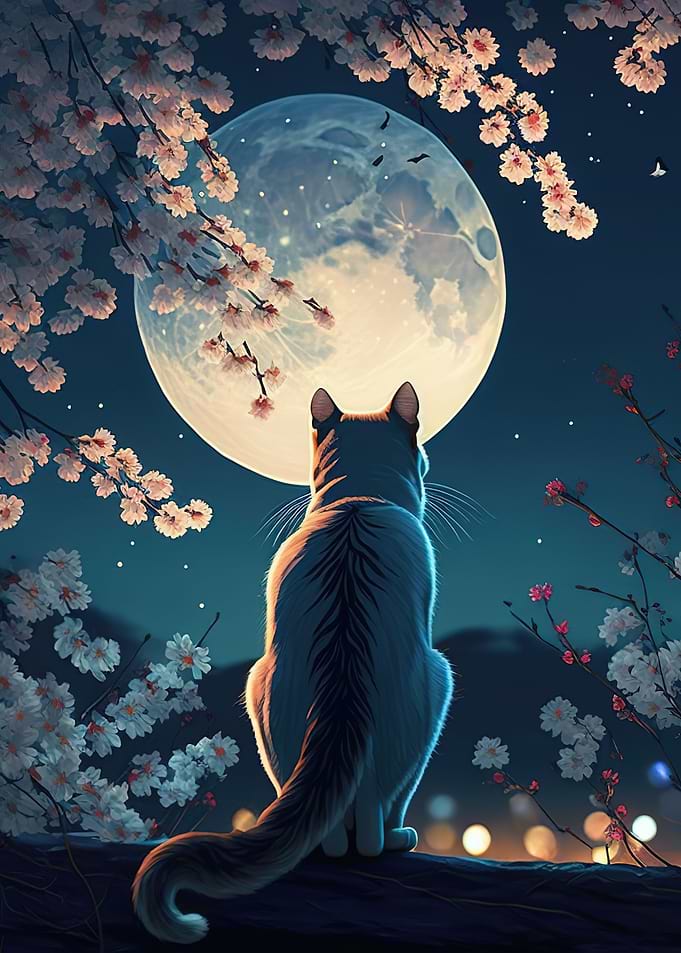 The Moon Night Cat Japan