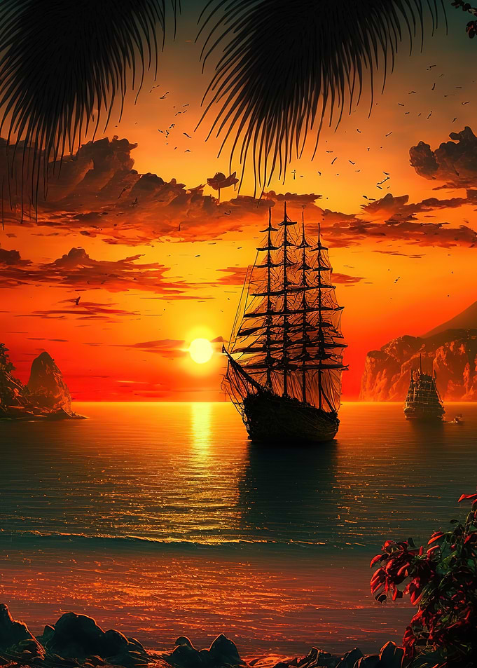 beach sunset