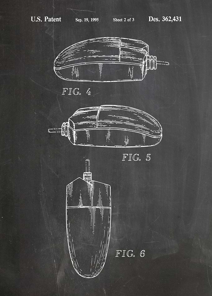 PC mouse patent 1998