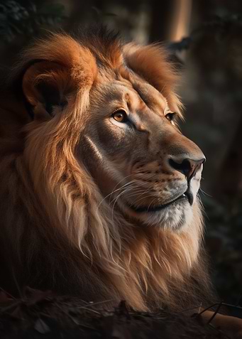 Fierce Lion King