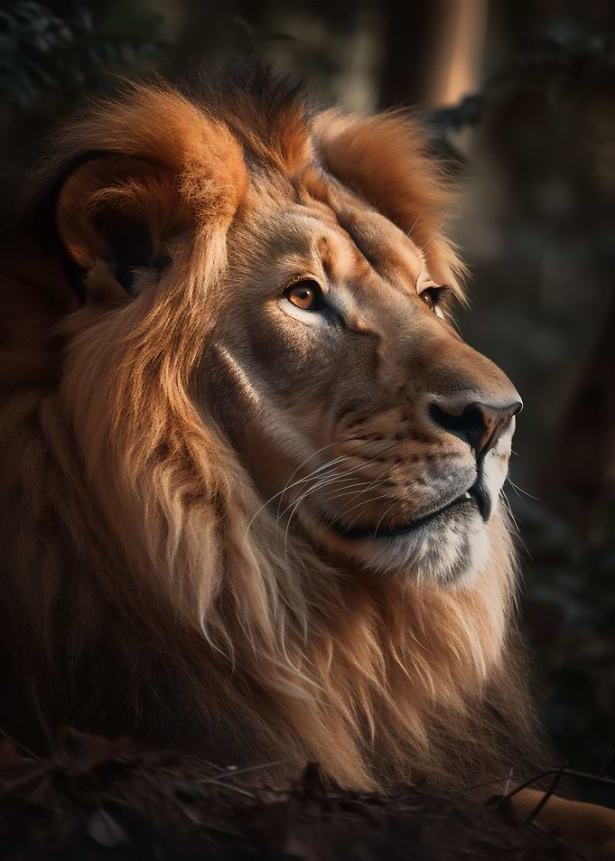 Fierce Lion King