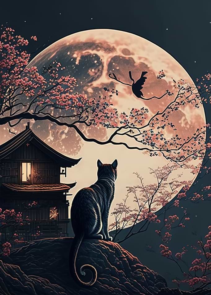 The Moon Night Cat Japan