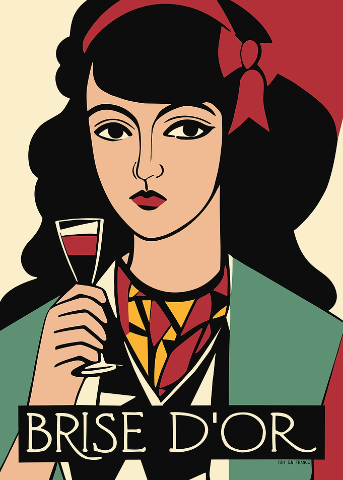 Retro Wine Advertising Art