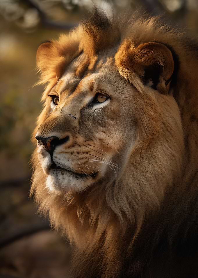 Golden Lion in the Wild