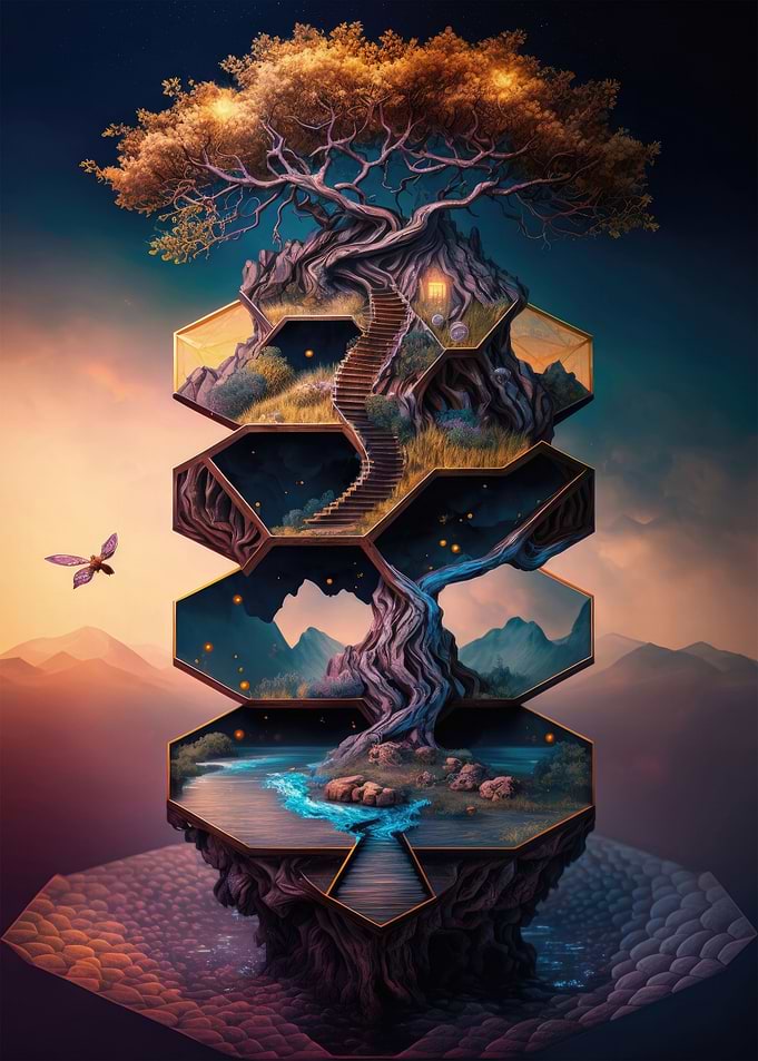 Fantasy Hexagonal World