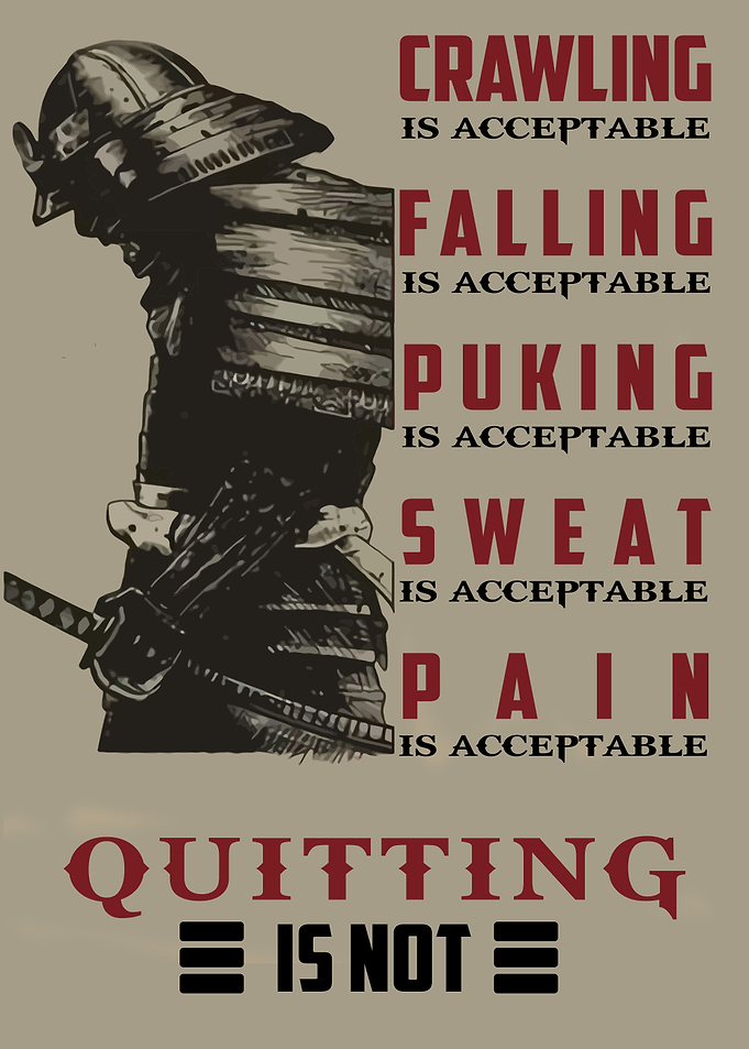 samurai quotes crawling