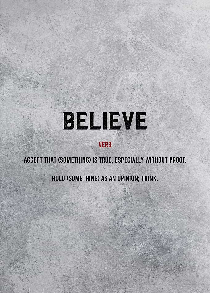 believe definition