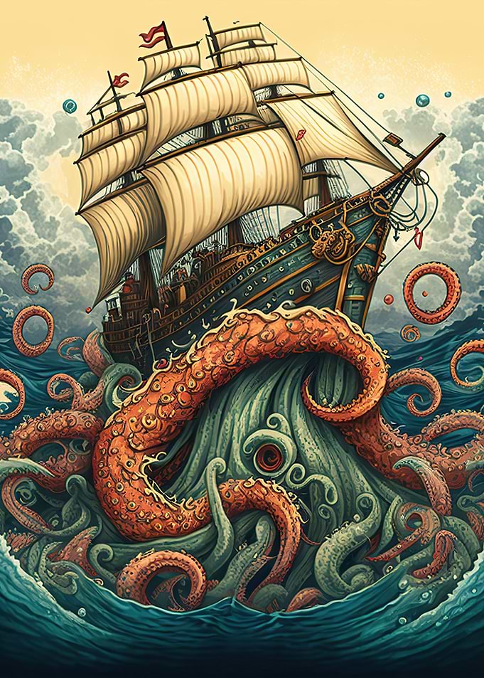 Pirate Ship Octopus