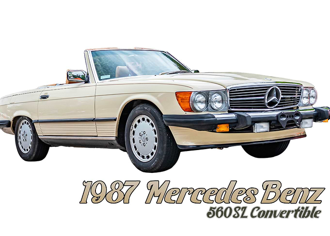 1987 Mercedes Benz 560SL