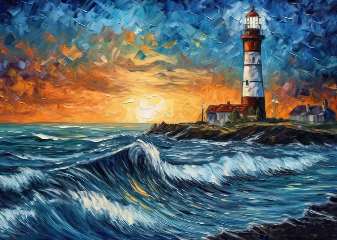 Starry Lighthouse
