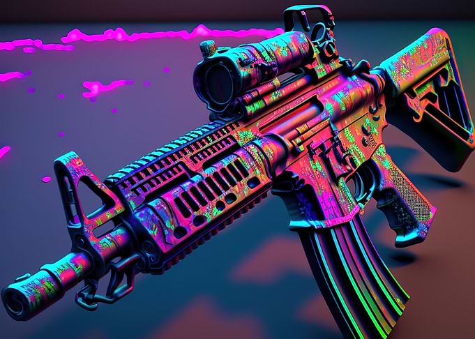 gun neon