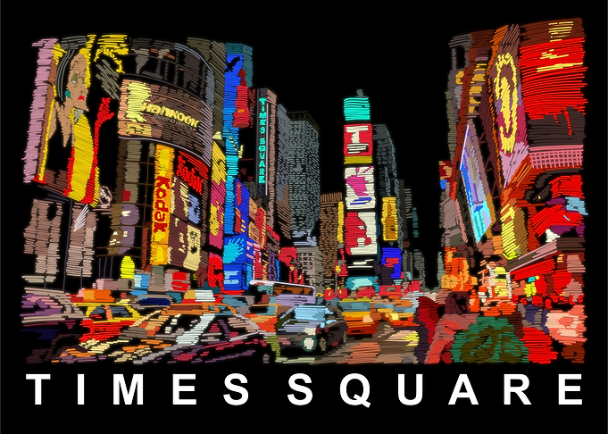 Cyberpunk Times Square