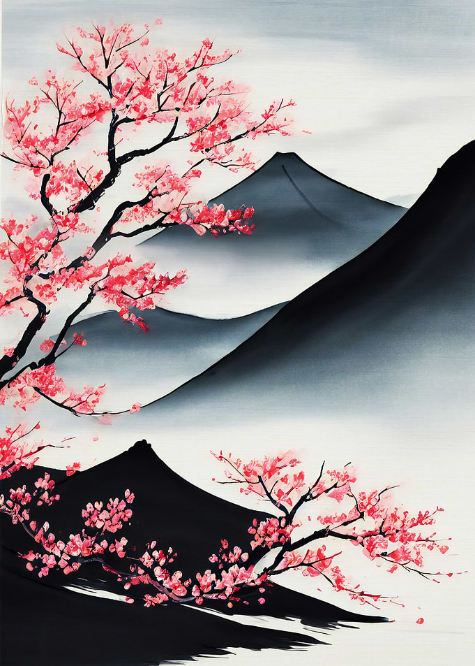 SumiE Landscape Painting