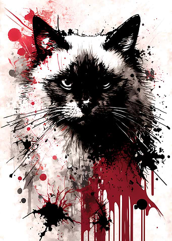 Birman Cat Portrait