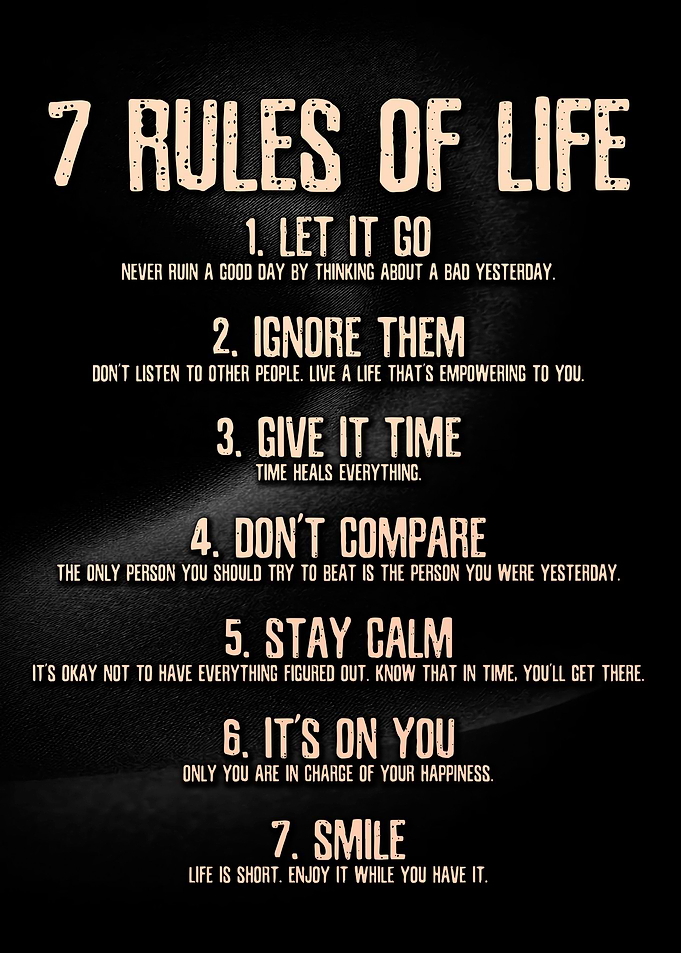 7 Rules Of Life