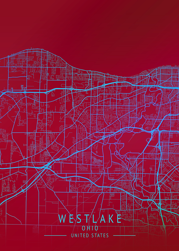 Westlake USA City Map
