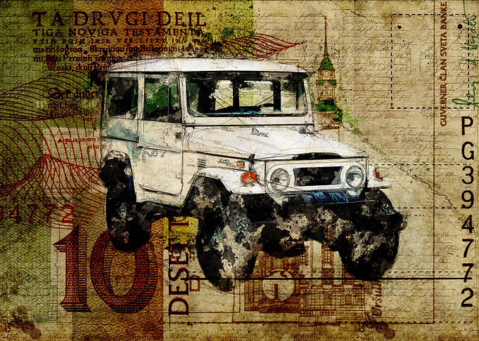 Toyota old poster
