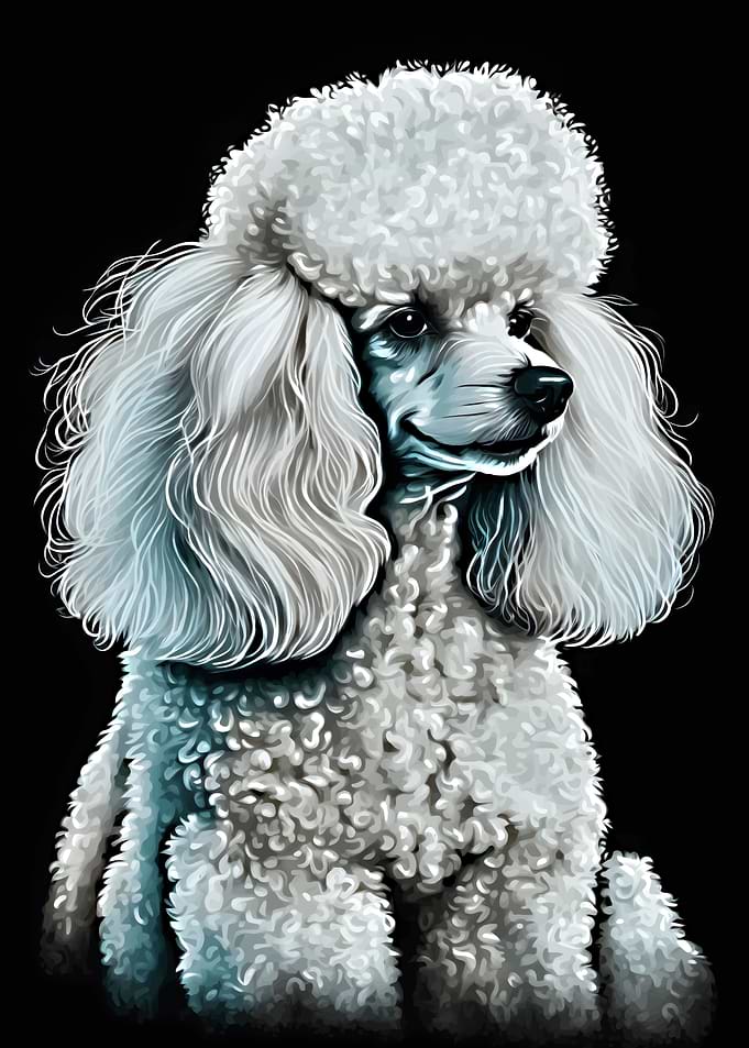 poodle portrait