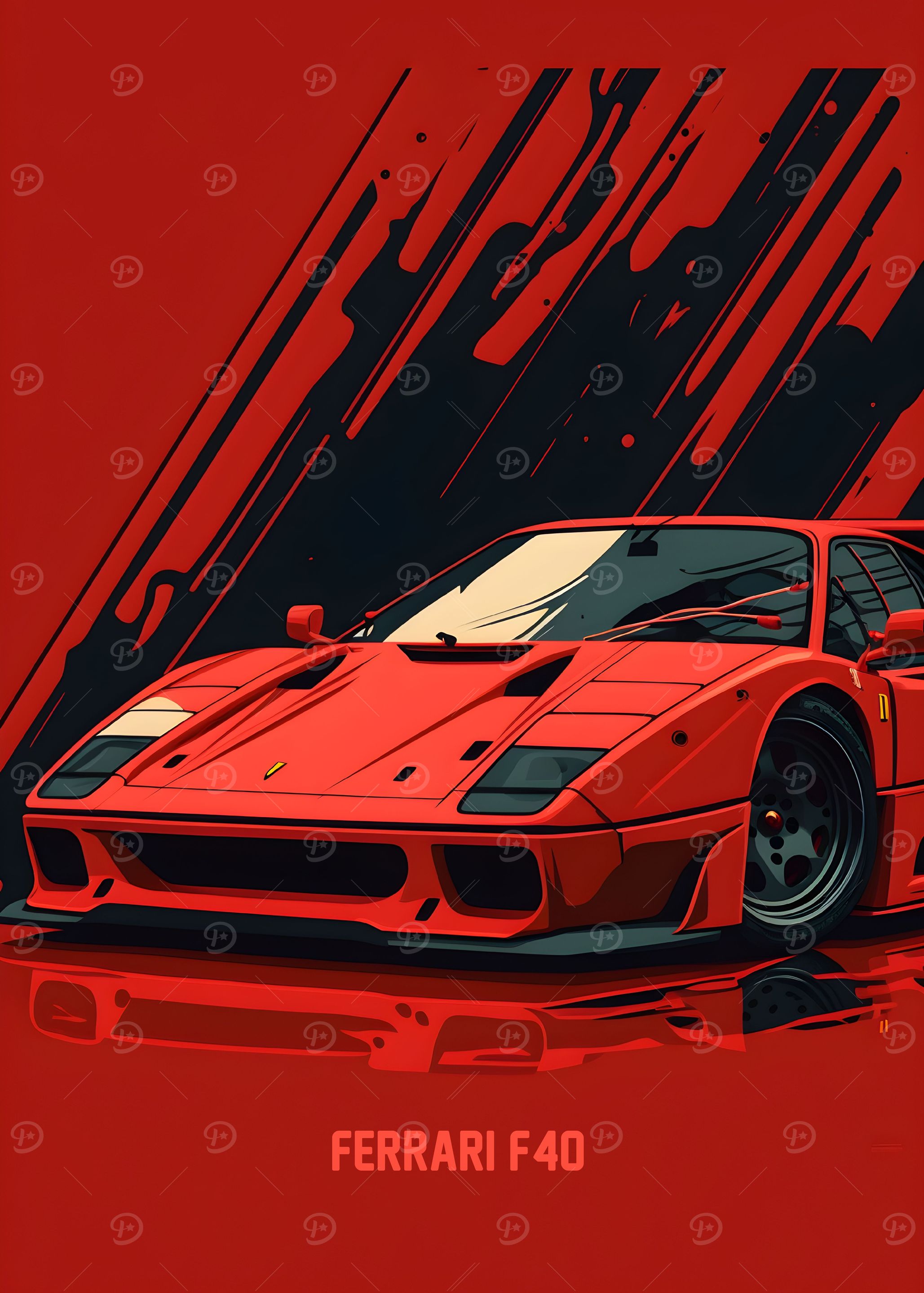 Ferrari F40 Mythical Car