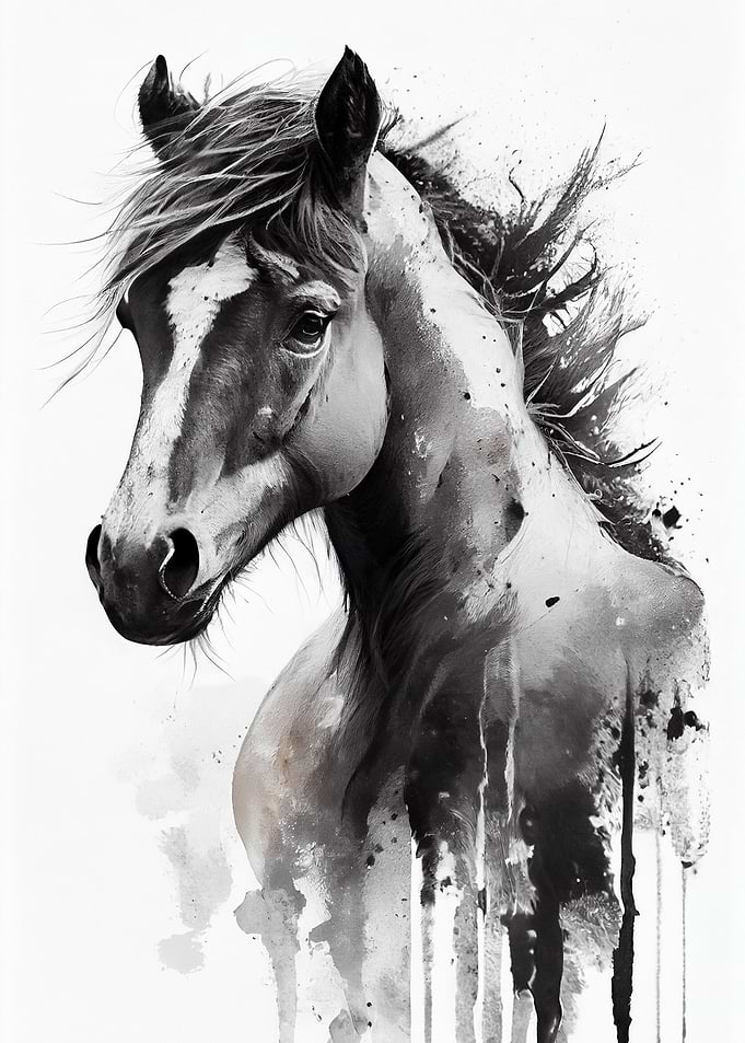Horse Watercolor
