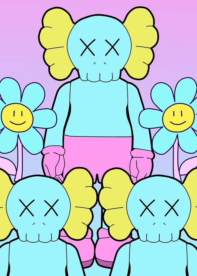 kaws summer flowers