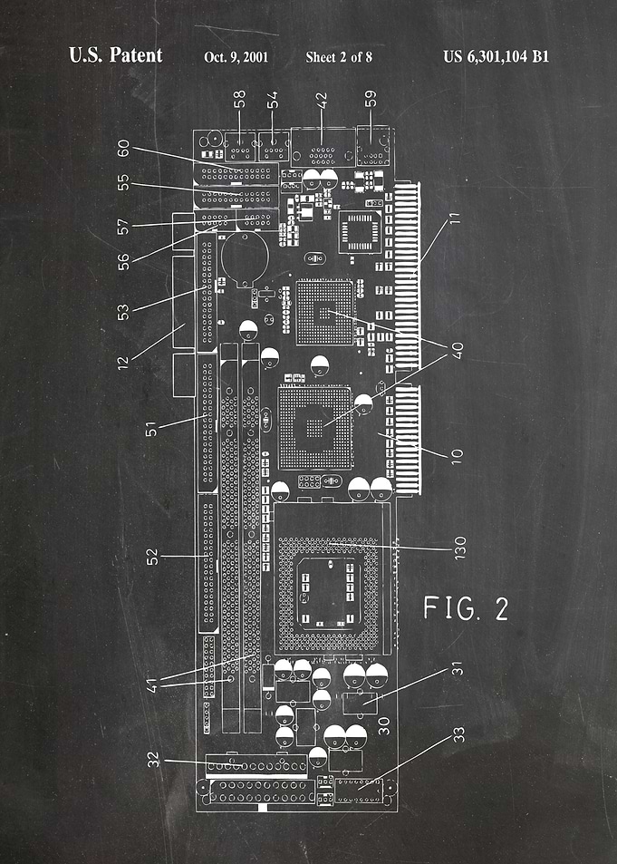 Graphics card patent 2001