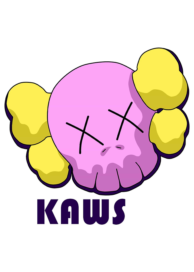 kaws head
