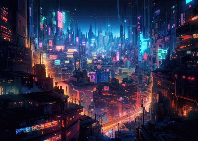 City lights