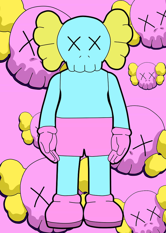 kaws cartoon toys