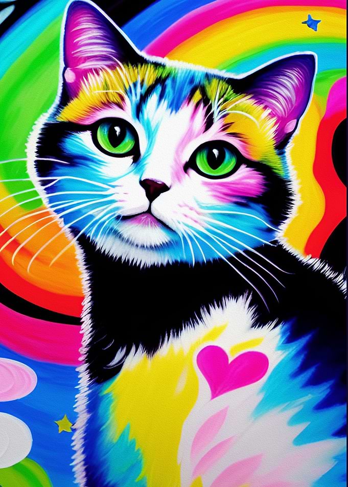 Cosmic Heart Anime Cat