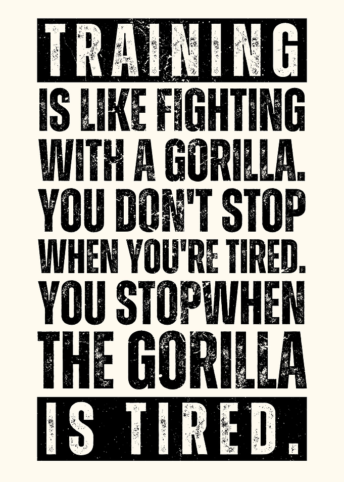 Training is Like Fighting