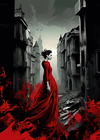 Woman in City