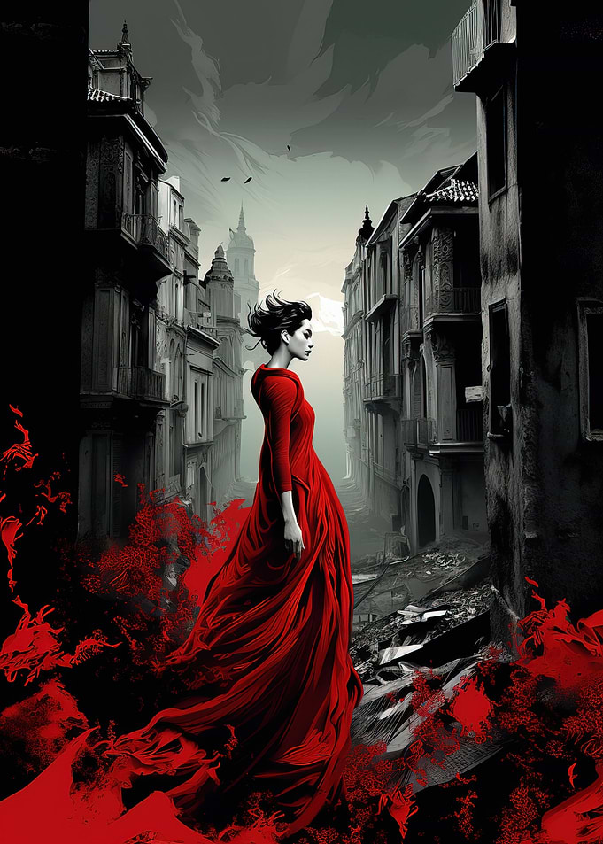 Woman in City