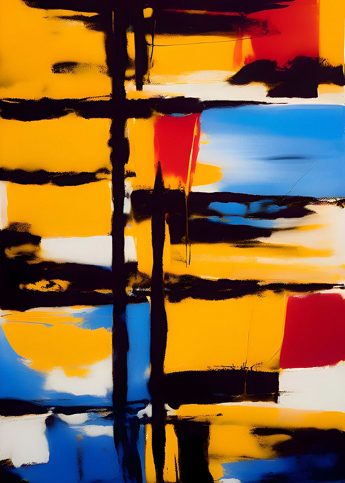 Bauhaus Abstract Painting