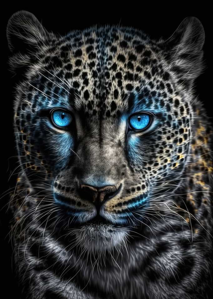 Magic frost leopard