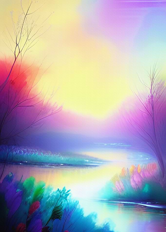 Misty Charming Spring